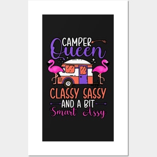 Princess Of Camper Cute Camping Van Kids Girls Posters and Art